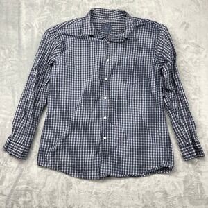 G.H. Bass &‎ Co. Plaid Button Down Shirt Long Sleeve Mens XL 100% Cotton